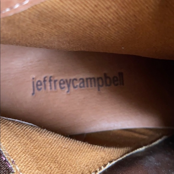 NEW Jeffrey Campbell Flynn Burgundy Boots Size 7 - Picture 12 of 16